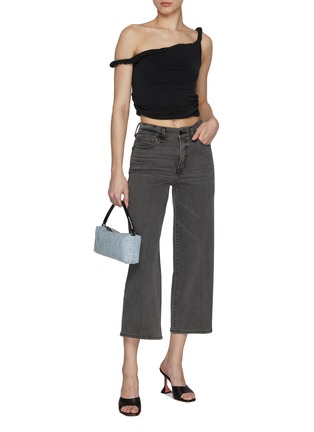 Figure View - Click To Enlarge - GOOD AMERICAN - Good Waist Palazzo Cropped Jeans