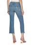 Back View - Click To Enlarge - GOOD AMERICAN - Good Petite Frayed Hem Jeans