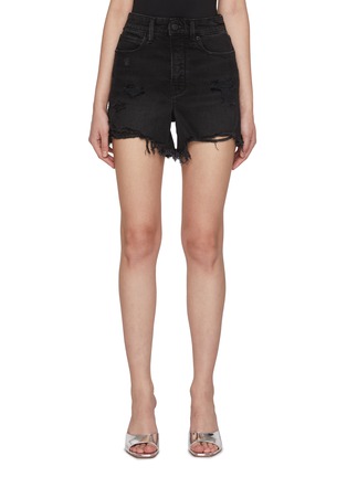 Main View - Click To Enlarge - GOOD AMERICAN - Bombshell Denim Shorts