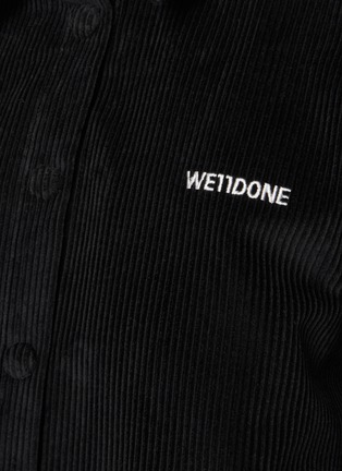  - WE11DONE - Snap Button Corduroy Overshirt