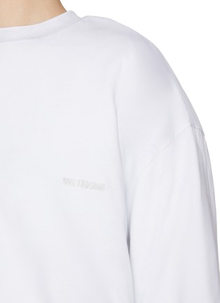  - WE11DONE - Embroidered Logo Padded Sweatshirt