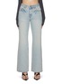 Main View - Click To Enlarge - WE11DONE - Cotton Flared Leg Jeans