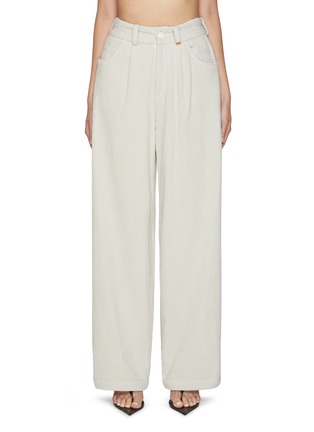 Main View - Click To Enlarge - WE11DONE - Dyed Cotton Corduroy Trousers