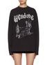 Main View - Click To Enlarge - WE11DONE - Printed Bleach Long Sleeve Cotton T-shirt