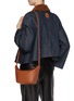 Back View - Click To Enlarge - LOEWE - Mini Hammock Leather Hobo Bag