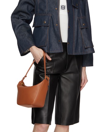 Front View - Click To Enlarge - LOEWE - Mini Hammock Leather Hobo Bag