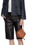 Figure View - Click To Enlarge - LOEWE - Mini Hammock Leather Hobo Bag