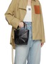 Figure View - Click To Enlarge - LOEWE - Mini Puzzle Fold Leather Tote Bag
