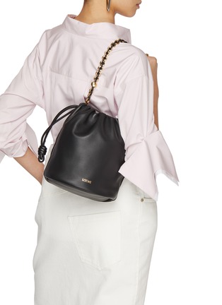 Front View - Click To Enlarge - LOEWE - Flamenco Purse Leather Bucket Bag