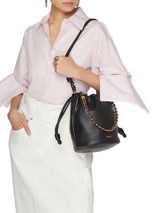 Figure View - Click To Enlarge - LOEWE - Flamenco Purse Leather Bucket Bag