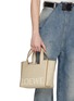 Front View - Click To Enlarge - LOEWE - Small LOEWE Font Canvas Tote Bag