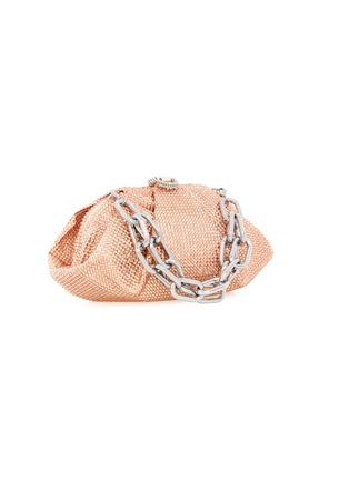 Detail View - Click To Enlarge - JUDITH LEIBER - Gemma Pouch — Light Peach