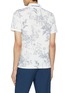 Back View - Click To Enlarge - SOUTHCAPE - Floral Print Polo Shirt