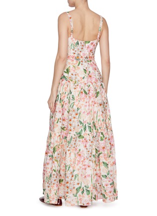 Back View - Click To Enlarge - AGUA BY AGUA BENDITA - Lima Jardinera Maxi Dress