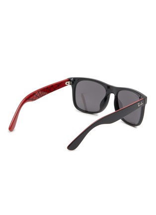 Figure View - Click To Enlarge - RAY-BAN - Junior Rubber Square Sunglasses