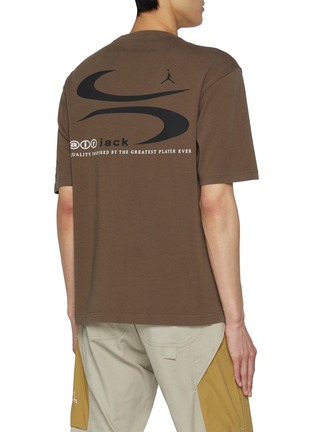 Back View - Click To Enlarge - NIKE - x Travis Scott Logo T-Shirt