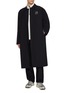 Figure View - Click To Enlarge - MM6 MAISON MARGIELA - X Salomon Shirt Collar Trench Coat