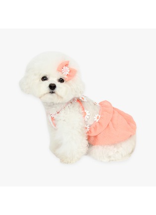 Detail View - Click To Enlarge - ITSDOG - Medium Daisy Balloon Dog Dress — Pink