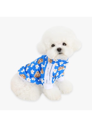 Detail View - Click To Enlarge - ITSDOG - Small Teddy Blossom Jersey — Blue