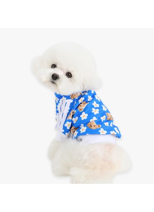 Detail View - Click To Enlarge - ITSDOG - Small Teddy Blossom Jersey — Blue