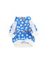 Back View - Click To Enlarge - ITSDOG - Small Teddy Blossom Jersey — Blue