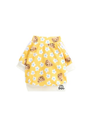 Main View - Click To Enlarge - ITSDOG - Small Teddy Blossom Jersey — Yellow