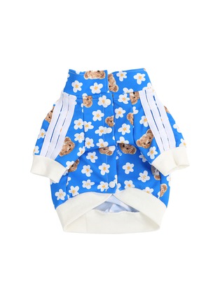 Back View - Click To Enlarge - ITSDOG - Medium Teddy Blossom Jersey — Blue