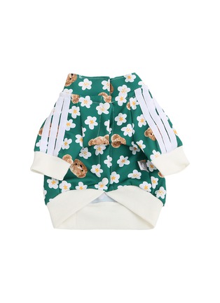 Back View - Click To Enlarge - ITSDOG - Small/Medium Teddy Blossom Jersey — Green