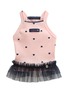 Main View - Click To Enlarge - ITSDOG - Medium Heart Cubic Dog Tutu Dress — Pink