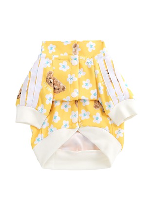 Back View - Click To Enlarge - ITSDOG - Medium Teddy Blossom Jersey — Yellow