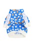 Back View - Click To Enlarge - ITSDOG - Large Teddy Blossom Jersey — Blue