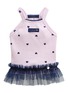 Main View - Click To Enlarge - ITSDOG - Large Heart Cubic Dog Tutu Dress — Lavender