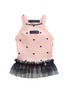 Main View - Click To Enlarge - ITSDOG - Small/Medium Heart Cubic Dog Tutu Dress — Pink