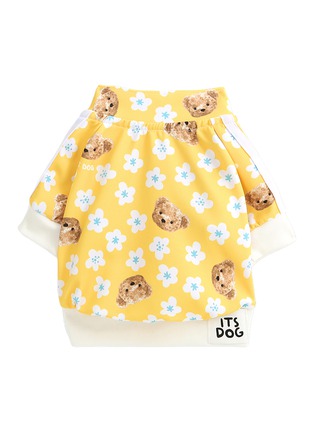 Main View - Click To Enlarge - ITSDOG - Large Teddy Blossom Jersey — Yellow