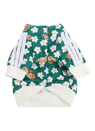 Back View - Click To Enlarge - ITSDOG - Large Teddy Blossom Jersey — Green