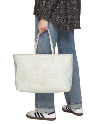 Figure View - Click To Enlarge - ANYA HINDMARCH - I Am A Plastic Bag Recycled Canvas Tote Bag