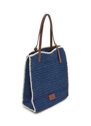 Detail View - Click To Enlarge - ANYA HINDMARCH - Ever Ready Raffia Tote Bag