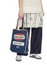 Figure View - Click To Enlarge - ANYA HINDMARCH - Ever Ready Raffia Tote Bag