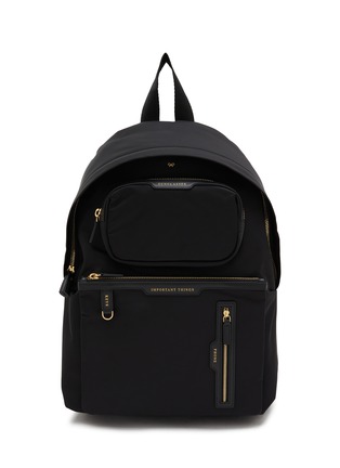 Main View - Click To Enlarge - ANYA HINDMARCH - Multi Pocket Regenerated Nylon Backpack