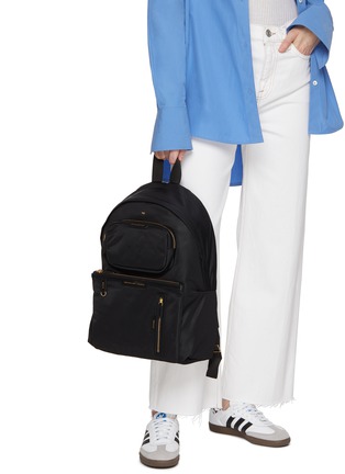 Figure View - Click To Enlarge - ANYA HINDMARCH - Multi Pocket Regenerated Nylon Backpack