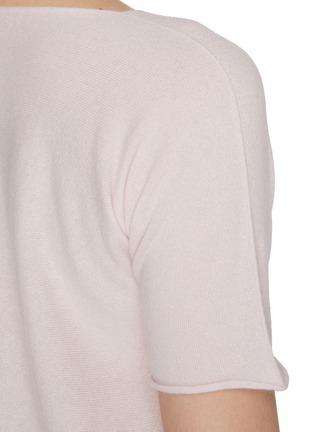  - BRUNO MANETTI - Short Sleeve Cashmere Fine Knit Top