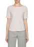 Main View - Click To Enlarge - BRUNO MANETTI - Short Sleeve Cashmere Fine Knit Top