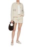 Figure View - Click To Enlarge - BRUNO MANETTI - Long Sleeve Pocket Crystal Jacket