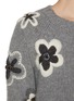  - BRUNO MANETTI - Floral Embroidery Wool Cashmere Knit Sweater