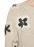  - BRUNO MANETTI - Floral Embroidery Wool Cashmere Knit Sweater