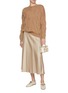 Figure View - Click To Enlarge - BRUNO MANETTI - Cable Knit Cashmere Sweater