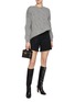 Figure View - Click To Enlarge - BRUNO MANETTI - Cable Knit Cashmere Sweater