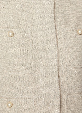  - BRUNO MANETTI - Pearl Button Sequin Cardigan