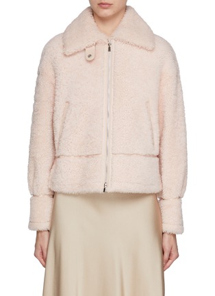 Main View - Click To Enlarge - KITON - Lambskin Shearling Bomber Jacket