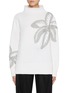 Main View - Click To Enlarge - KITON - High Neck Floral Cashmere Jumper